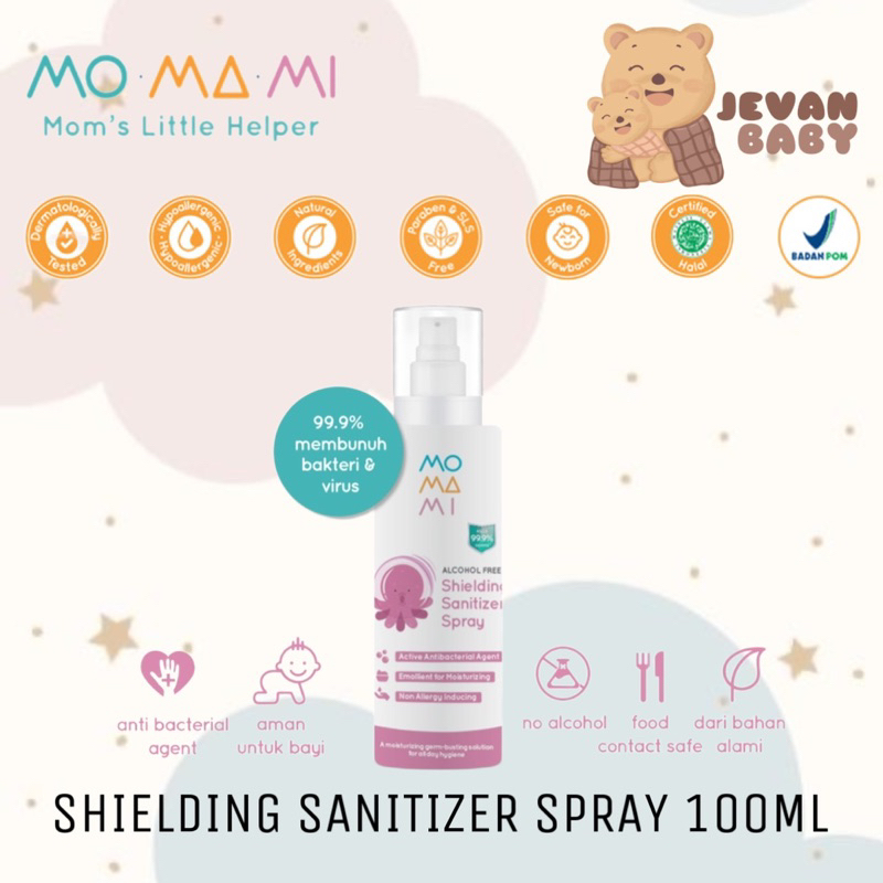 Momami Shielding Sanitizer Spray 100ml / Baby Sanitizer