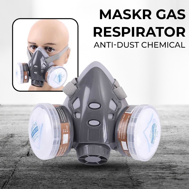 SAFURANCE Masker Gas Respirator Anti-Dust Chemical - SF02