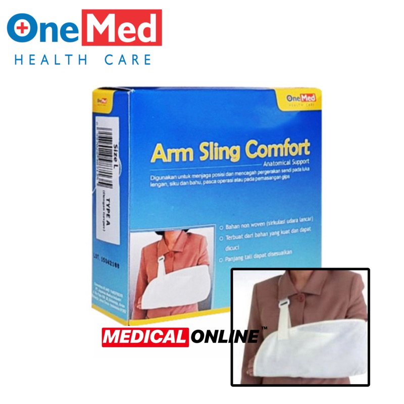 ARM SLING COMFORT ONEMED PENYANGGA LENGAN PATAH TULANG MEDICAL ONLINE MEDICALONLINE