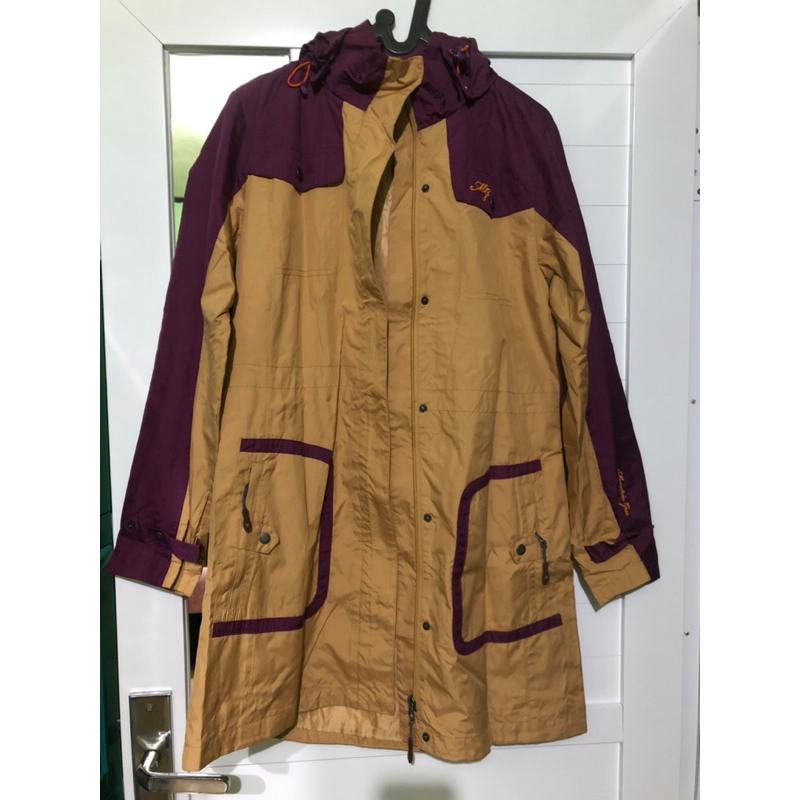 Long Jacket Mountain Gear Thrift Krem Ungu