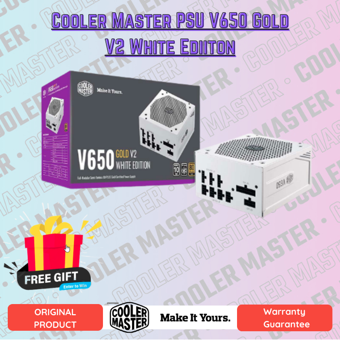 Cooler Master PSU V650 Gold V2 White Ediiton