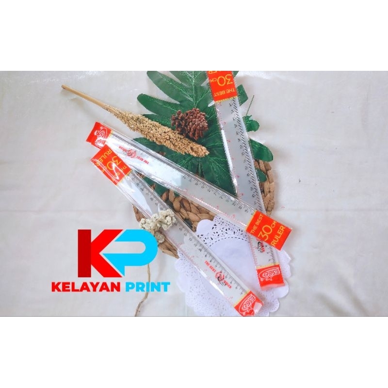 

(1 PCS) PENGGARIS PLASTIK 30CM ECER/SATUAN