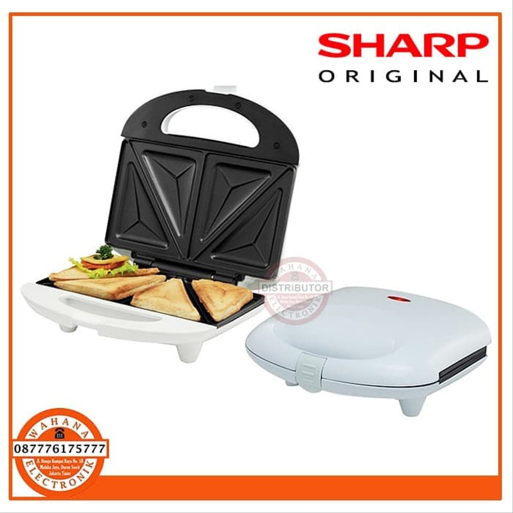 Sharp KZS 70 LW Sandwich Toaster Pemanggang Roti Segitiga