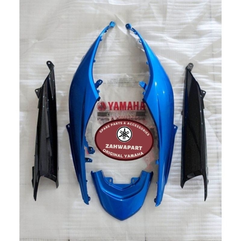 FULL SET COVER SAYAP BODY BELAKANG MIO SOUL GT 115 BIRU ORI YAMAHA