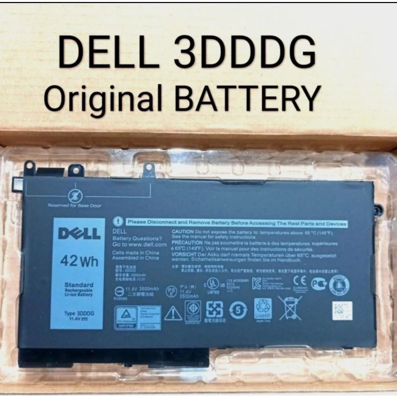 ORIGINAL Baterai Dell Latitude 5480 5580 5280 5590 5290 3DDDG