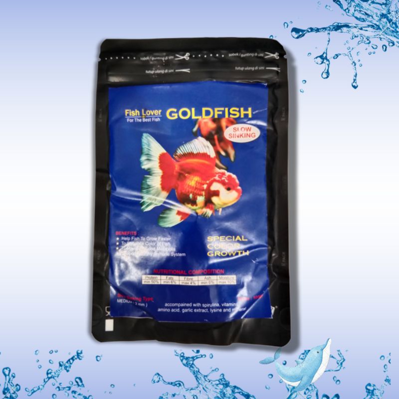 Promo murah Makanan Ikan Koki Goldfish FISH LOVER GOLFISH 100GR