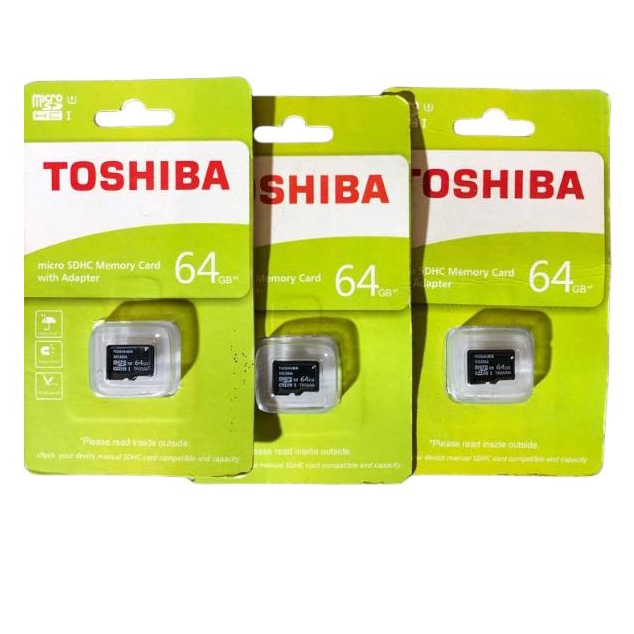 Hemat Memory Card MMC Micro SD TOSHIBA  64GB  Kartu Memori Memory Card HP