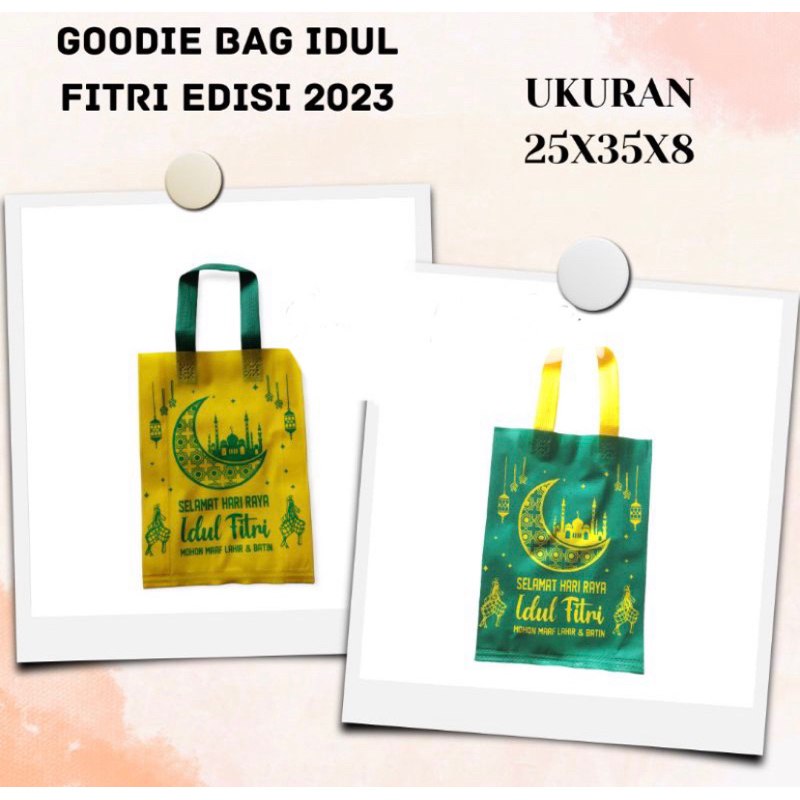 

Tas idul Fitri (WS) 25x35x8 edisi 2023 tas lebaran/goodie bag lebaran/tas spunbond hampers -swngddbgstre-