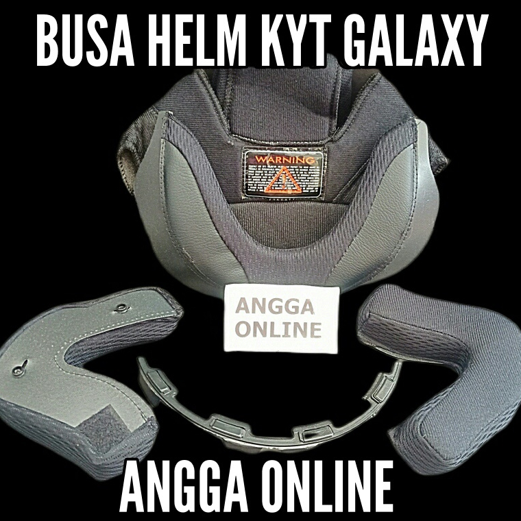 Busa Helm KYT GALAXY SLIDE, Set Busa Helm KYT Galaxy SLIDE