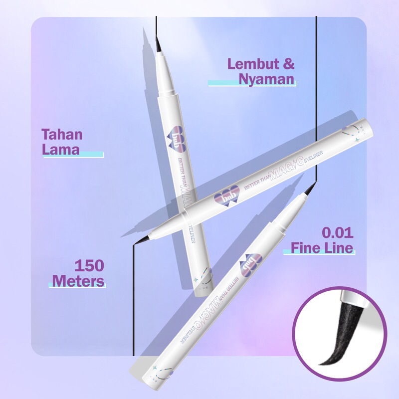 [BISA COD] Barenbliss BNB Better Than Magic Eyeliner - Eyeliner Waterproof - Eyeliner Barenbliss