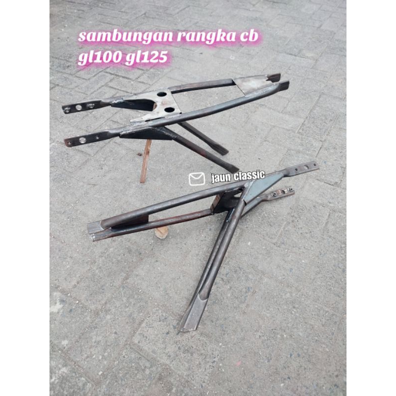 sambungan rangka cb gl100 k5 mjs nganjuk / buntut buntutan mjs gl100 cb k5 nganjuk