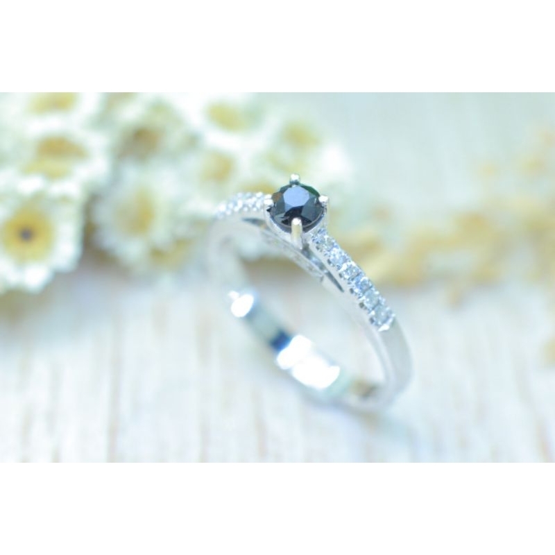 cincin emas black diamond murah harga pengrajin lngsung gratis memo lab / bukti asli berlian