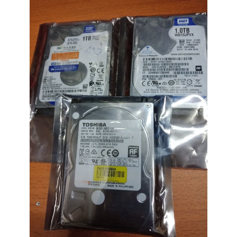 HARDISK LAPTOP WD blue laptop notebook 1 TB 2,5 hdd /hardisk internal dan exsternal MURAH MERIAH