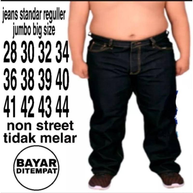 CELANA JEANS LEA 606 JUMBO STANDAR REGULER PRIA