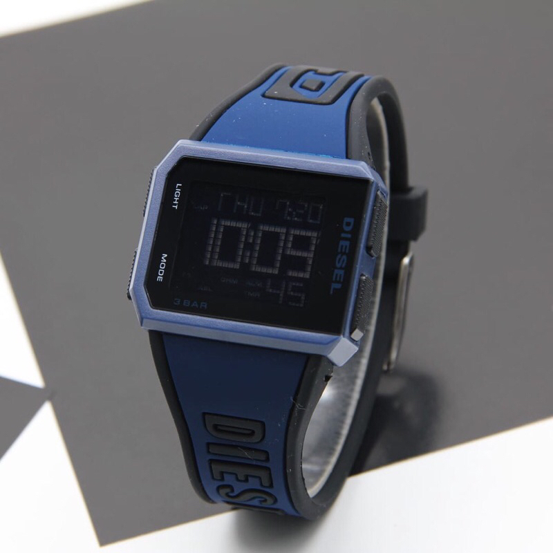 Jam Tangan Digital Diesel Strap Rubber Karet Model Terbaru