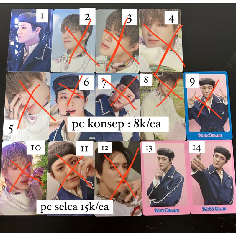 (READY) SHARING MINI DICON DFESTA NCT DREAM 102 PHOTOCARD JAEMIN JENO PC SELCA GROUP
