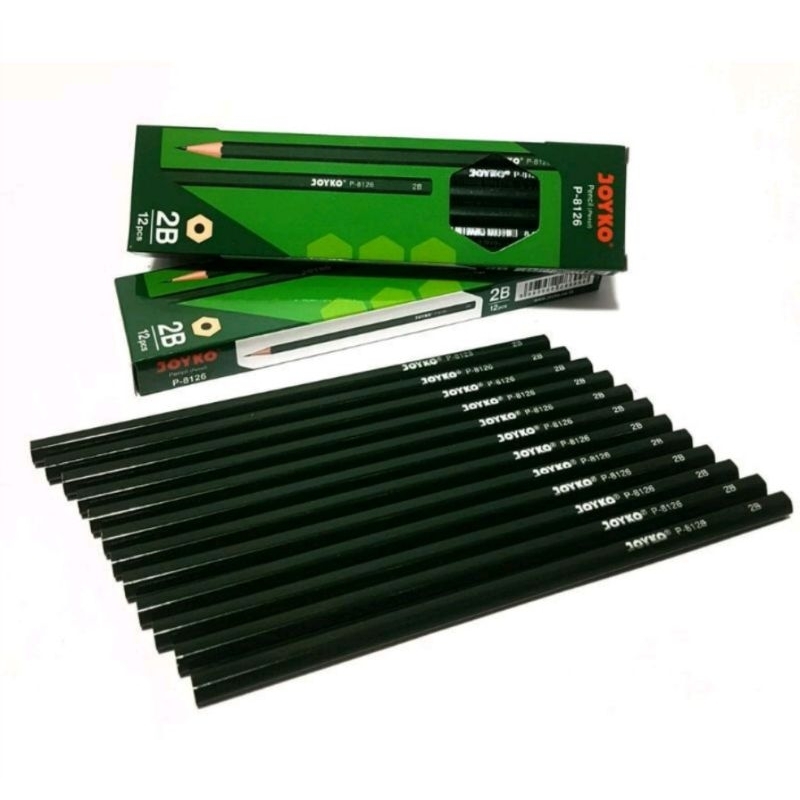 

1 PAK/12 PCS PENSIL 2B JOYKO P 8126/PENCIL JOYKO P-8126 JOYKO TS
