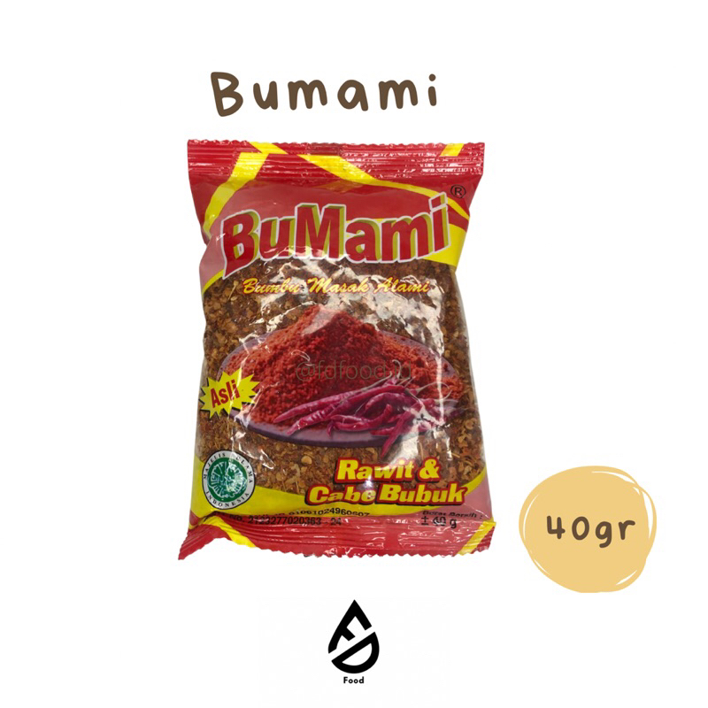 BUMAMI CABE BUBUK 40gr / CABE BUBUK INSTANT