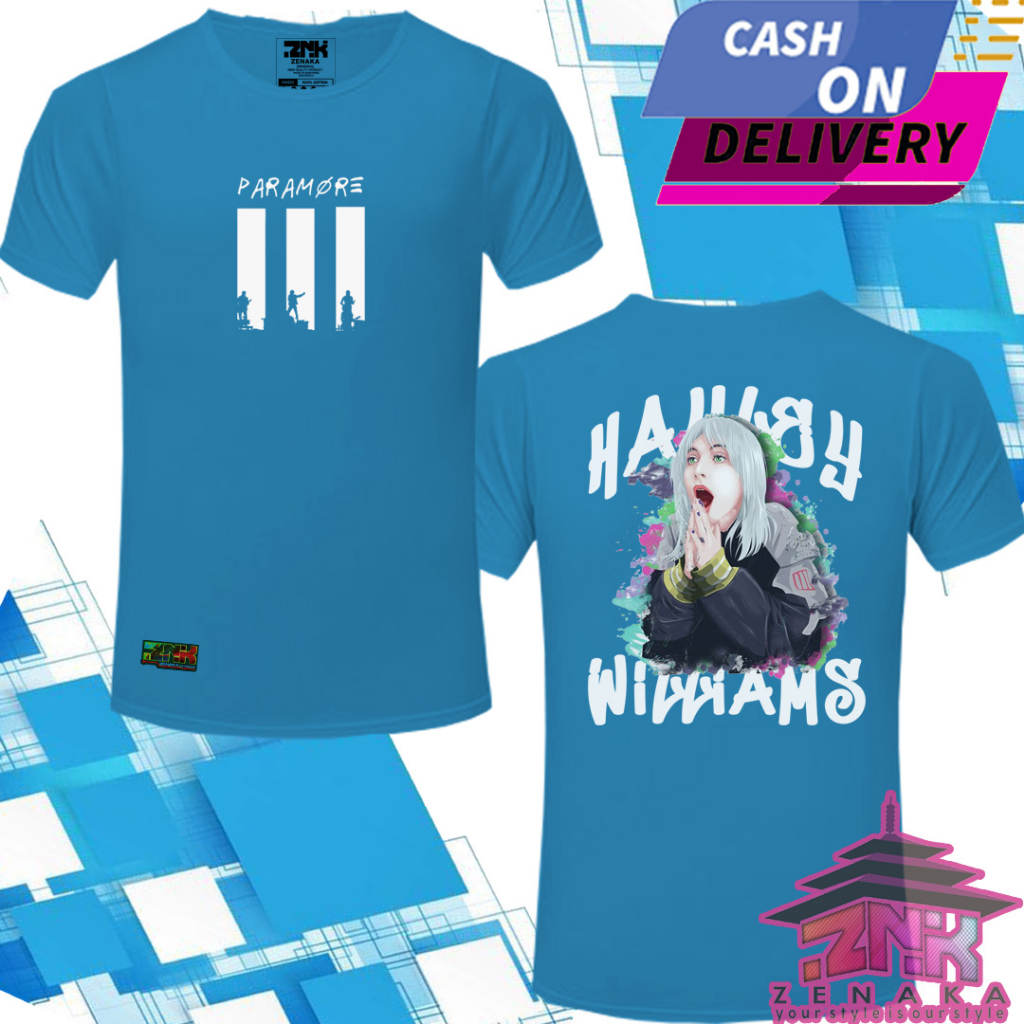 kaos pria dan wanita distro hayley williams paramore zenaka