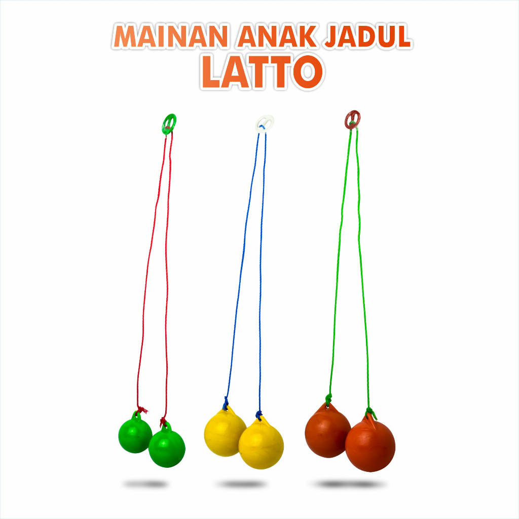 Mainan Lato Lato Viral / Mainan Jadul Lato Lato / Mainan Anal Tek Tek / Bermacam Ukuran Dan Warna