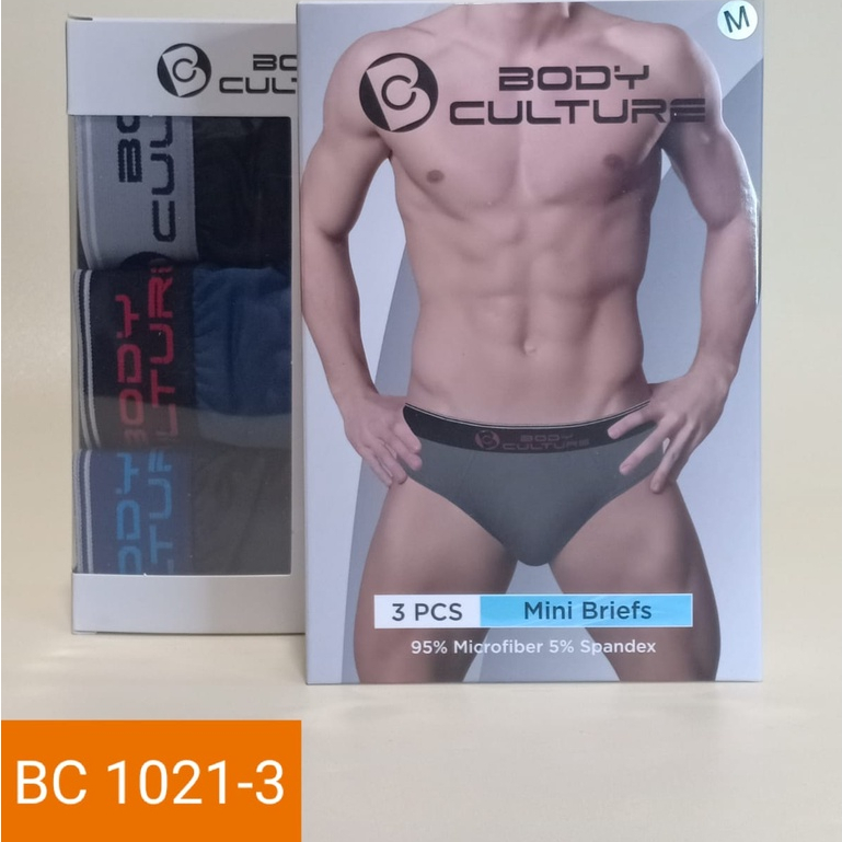 Body Culture Celana Dalam Pria BC 1021 1Box Isi 3Pcs