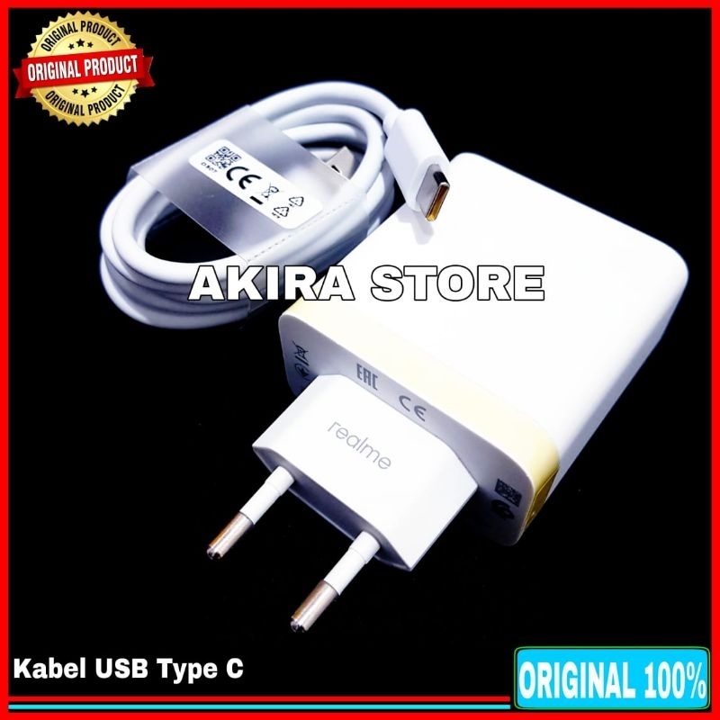 Charger Casan Realme SUPER DART 80 Watt ORIGINAL 100% Type C