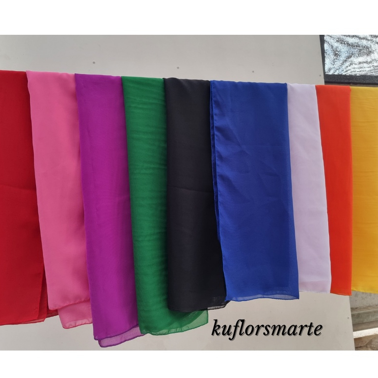 ✔️READY SELENDANG TARI POLOS / SELENDANG SIFON / Selendang polos / Selendang Sifon (Selendang Polos 