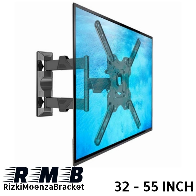 Jual Bracket Swivel Tv Nb P Inch Bisa Nunduk Shopee Indonesia