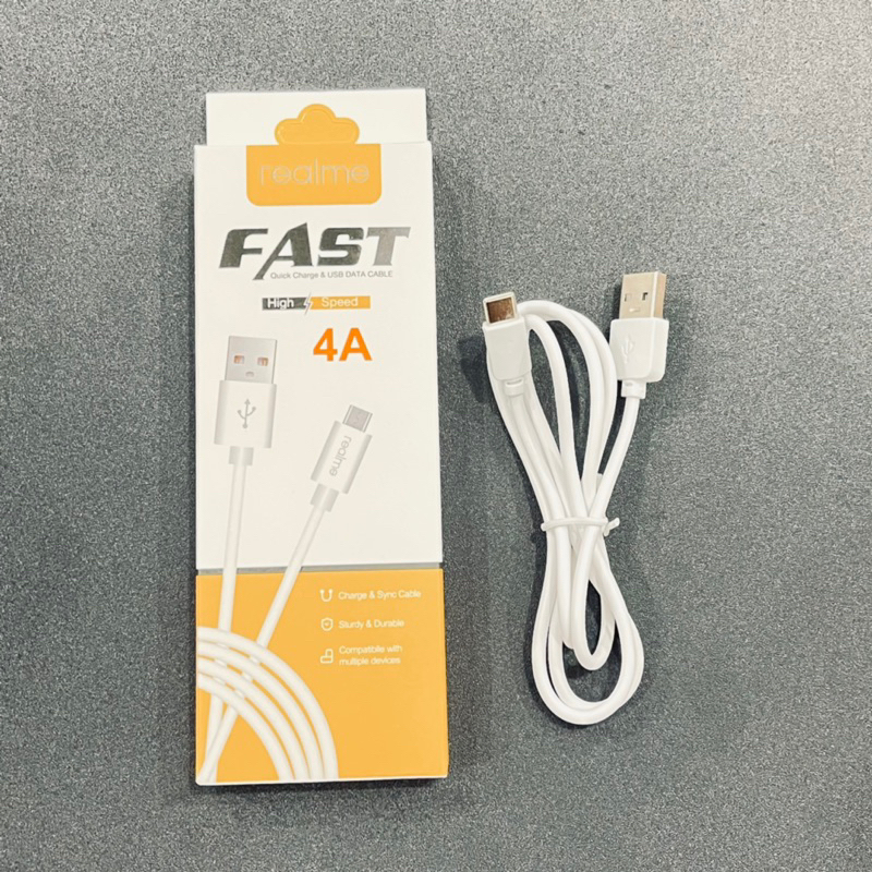 Kabel Data Realme Type C Super Fast Charging High Speed 4A