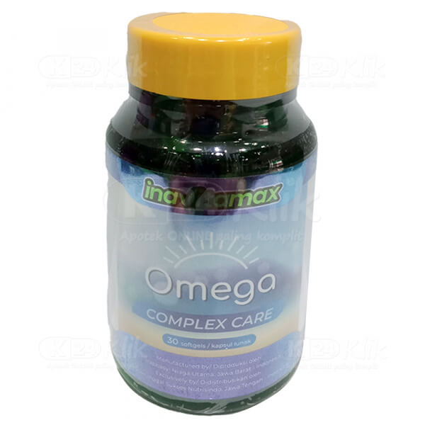 Inavitamax Omega Complex Care Isi 30 Kapsul / Suplemen Minyak Ikan