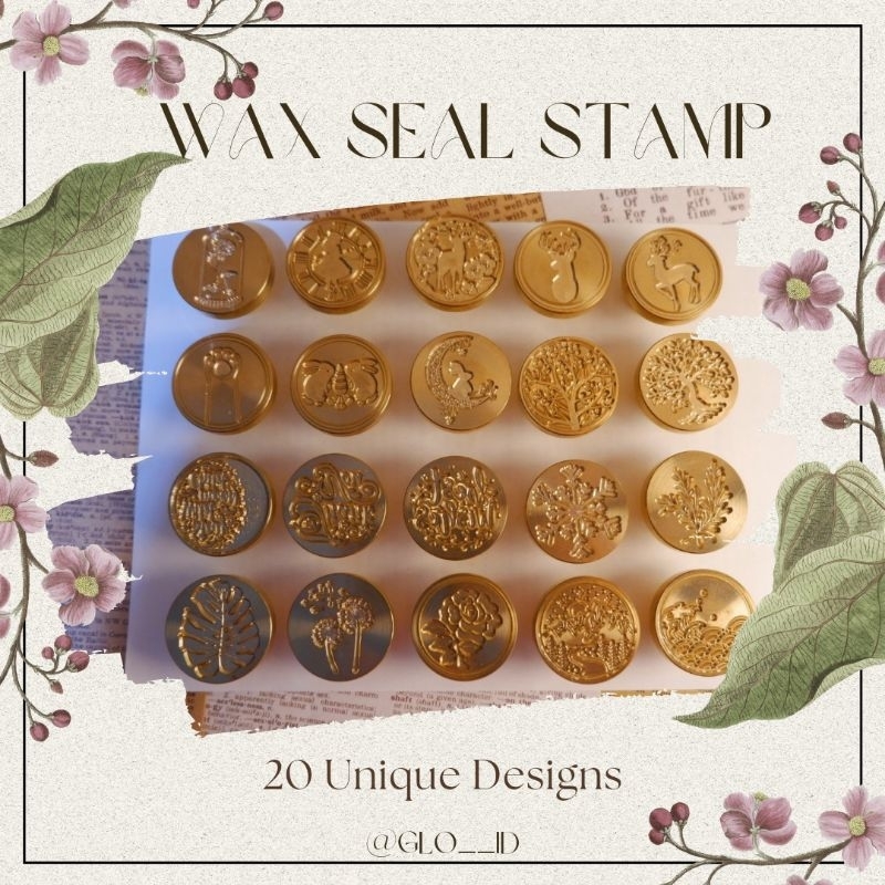 

Stempel Wax Seal (Tanpa Gagang Kayu) - Ready Stock 20 Design