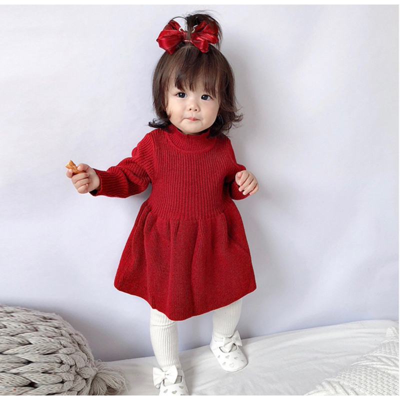 Knit dress anak perempuan