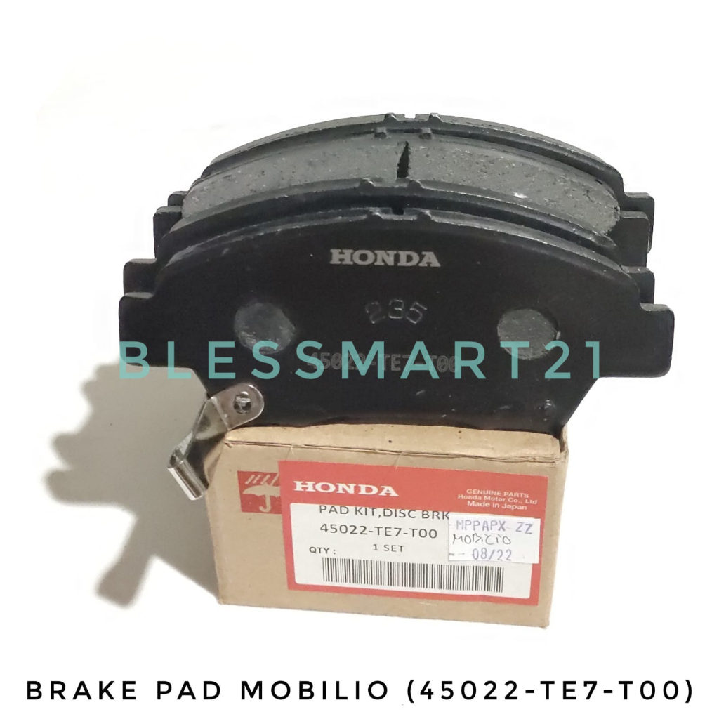 Brake Pad Kampas Rem Depan Honda Mobilio (45022-TE7-T00)