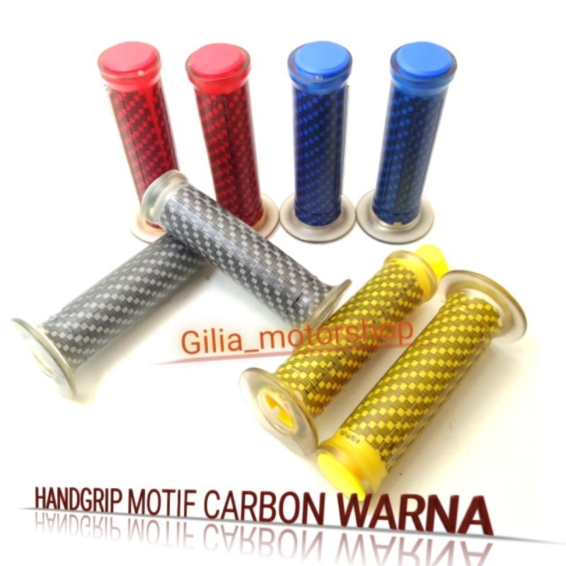 Handgrip Carbon Grip Handfat Motif Karbon Warna Universal