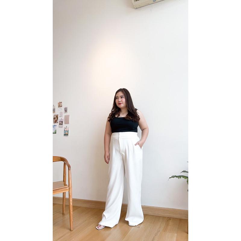 [ LittleBigCloth ] Jill Highwaist Long Pants // Bigsize Pants Bigsize Trouser