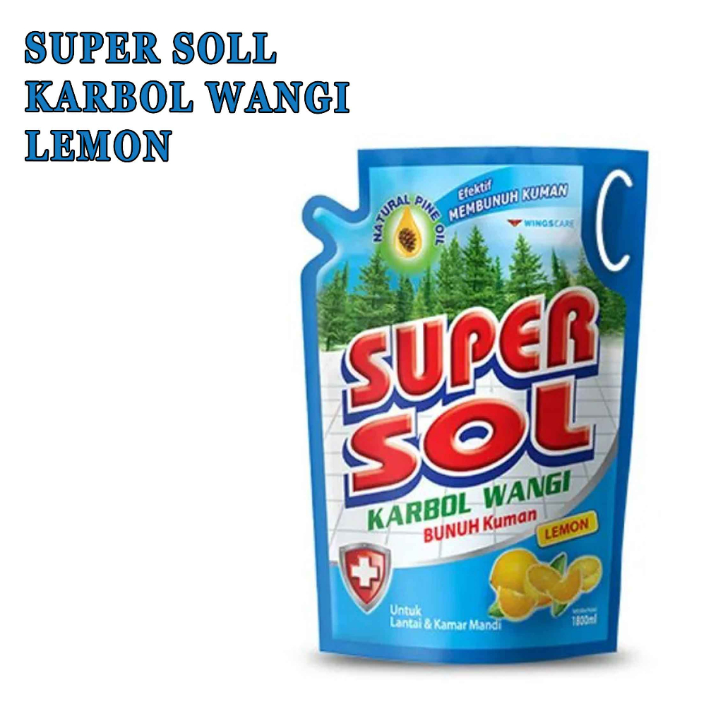 Karbol Wangi* Super Sol* Pembersih Lantai* 1800ml