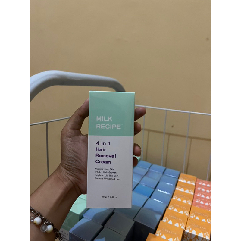 Jual Milk Recipe 4in1 Hair Removal Cream 70 gram Krim Waxing Non