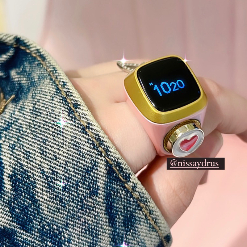 Nisa Aydrus - IQIBLA TOMBOL LOVE DIGITAL TASBIH SMART ZIKR RING WITH BATTERY CHARGING