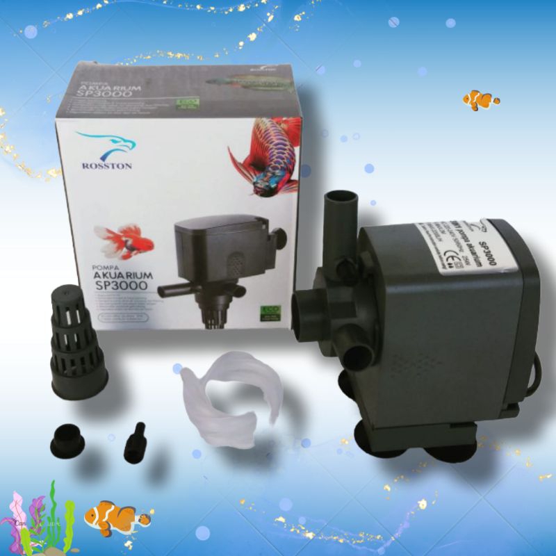 Pompa Kolam Aquarium ROSSTON SP 3000