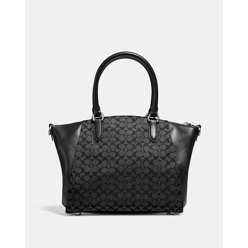 Coach Elise Satchel In Signature Jacquard (C79310)