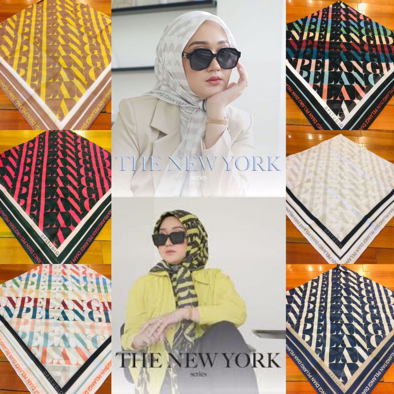 Jilbab DP Studio New York Series by Dian Pelangi LIMITED EDITION Hijab Kerudung Scarf Khimar Segi Em