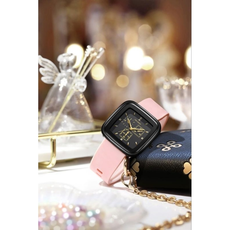 JAM TANGAN PRIA WANITA EXCLUSIVE JIMS HONEY JH 8027 JAM TANGAN UNISEX STRAP KARET RUBBER KOTAK UNIK KADO ULTAH ANNIVERSARY PACAR ISTRI CEWEK PEREMPUAN UNIK ELEGANT CANTIK MURAH FEMINIM