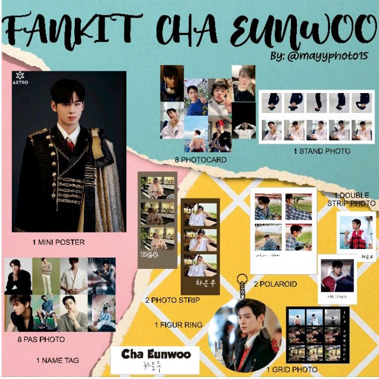 [READY STOK] FANKIT CHA EUN WOO ASTRO