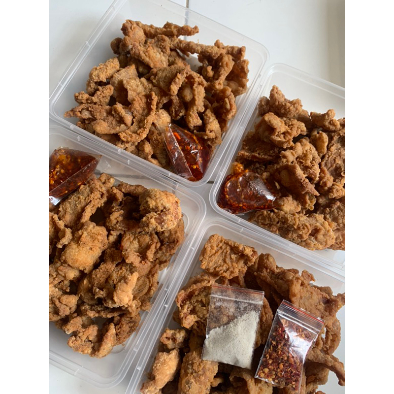 

kulit krispi / chicken skin crispy