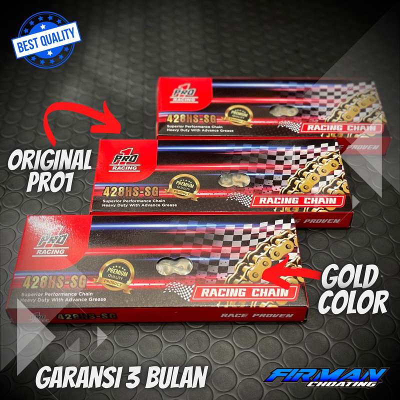 RANTAI PRO1 428 GOLD 140L RXKING F1ZR JUPITER VEGA JUPITER MX MX KING DLL UNIVERSAL