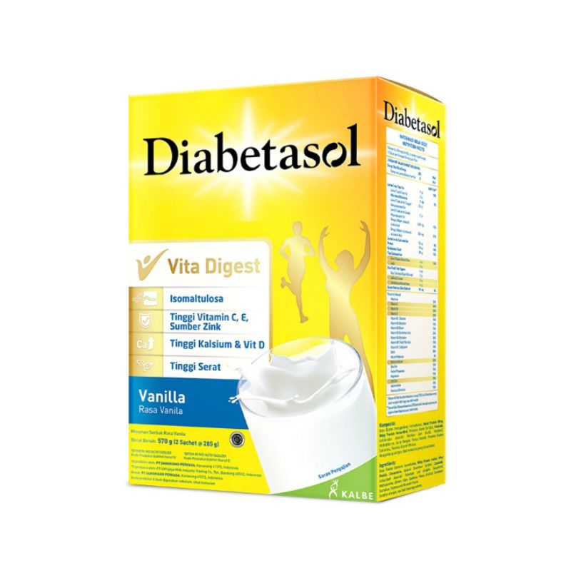 

Diabetasol Susu Bubuk Vanilla 570 g