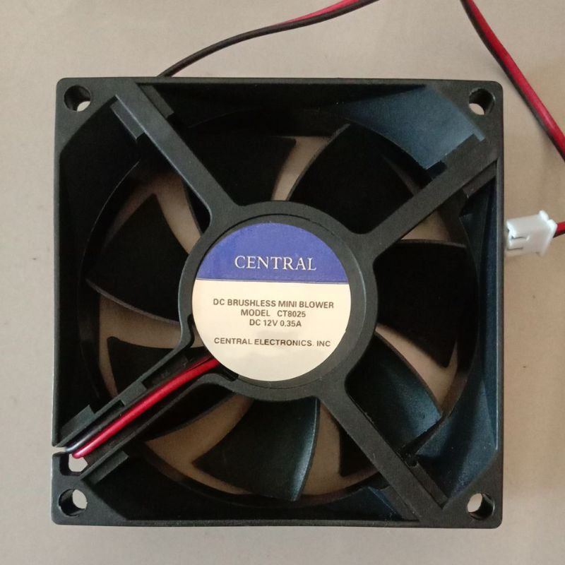 kipas dc 12v. 8cm x 8cm
