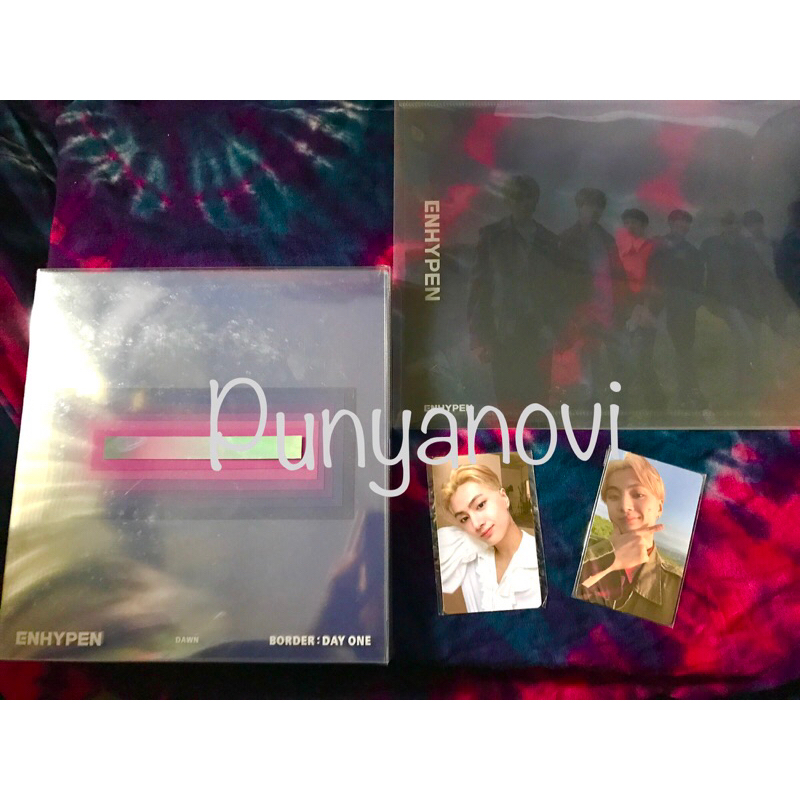 Album unsealed Enhypen bdo dawn ver. include pc jay benefit weverse poster