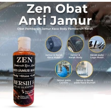 Obat Pembersih Jamur Kaca Mobil Cairan Penghilang Jamur Kerak Serbaguna Merek Zen