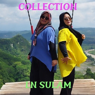 Outer Nazma Batwing Long Outer Perlengkapan Stelan Baju Pakaian Atasan Wanita Rompi Polos Perempuan Baju Kalong/Keleleawar Santai dan baju lebaran kondangan model motif Terbaru baju lebaran stelan kaftan